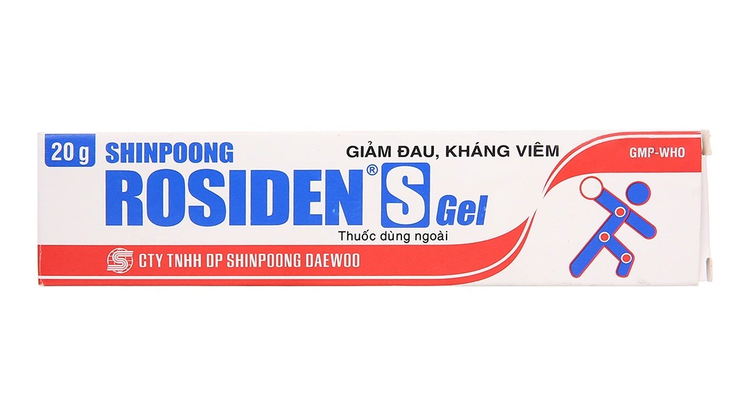Rosiden S Gel 200mg/20g giảm đau, kháng viêm tuýp 20g - 2