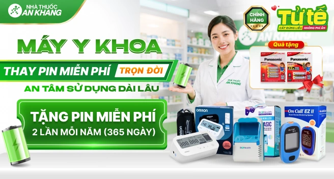 MÁY Y KHOA - BẢO HÀNH PIN TRỌN ĐỜI