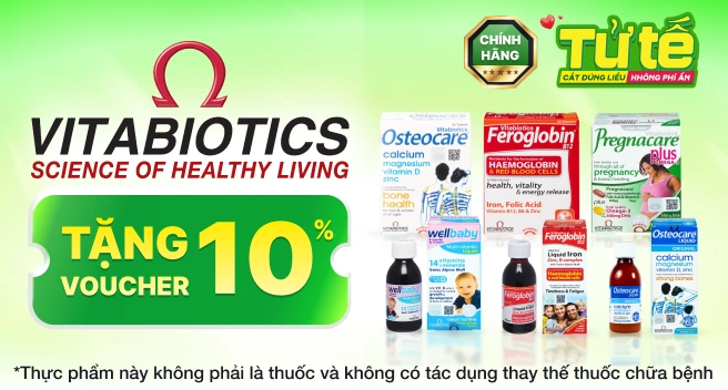 VITABIOTICS - Xuất xứ Anh Quốc - Tặng voucher 10%