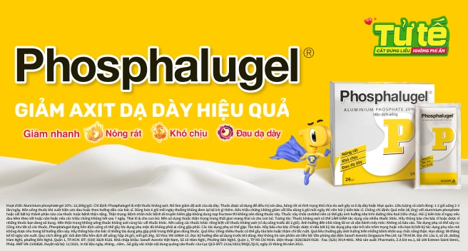 Phosphalugel - Giảm axit dạ dày hiệu quả