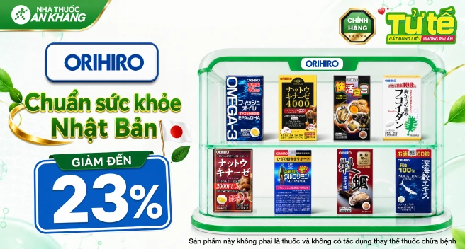 Orihiro - Chuẩn sức khỏe Nhật Bản - Giảm đến 23%