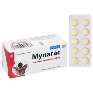 Mynarac 150mg điều trị triệu chứng co cứng cơ sau đột quỵ