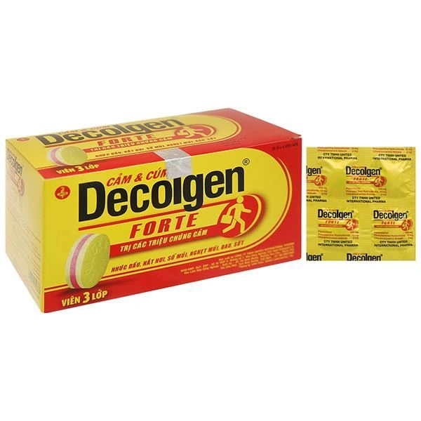Decolgen Forte trị các triệu chứng cảm thông thường, viêm mũi dị ứng