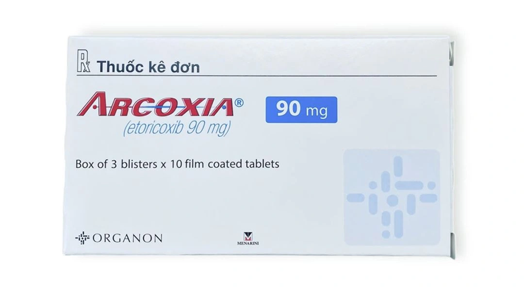 Arcoxia 90mg giảm đau, kháng viêm xương khớp (3 vỉ x 10 viên) - 1