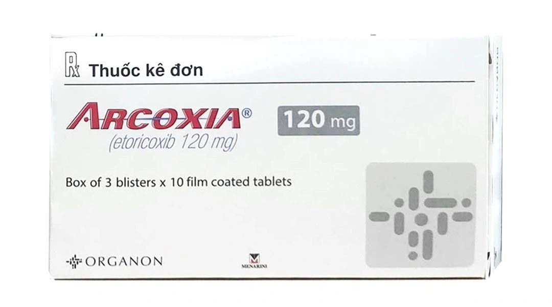 Arcoxia 120mg trị thoái hóa khớp, viêm khớp dạng thấp (3 vỉ x 10 viên) - 1