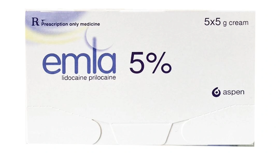 Kem bôi Emla 5% gây tê bề mặt da (5 tuýp x 5g) - 1