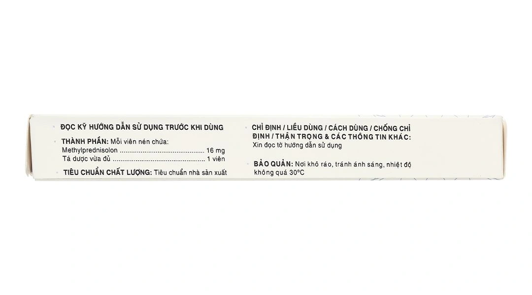 Metilone 16mg kháng viêm (2 vỉ x 14 viên) - 2