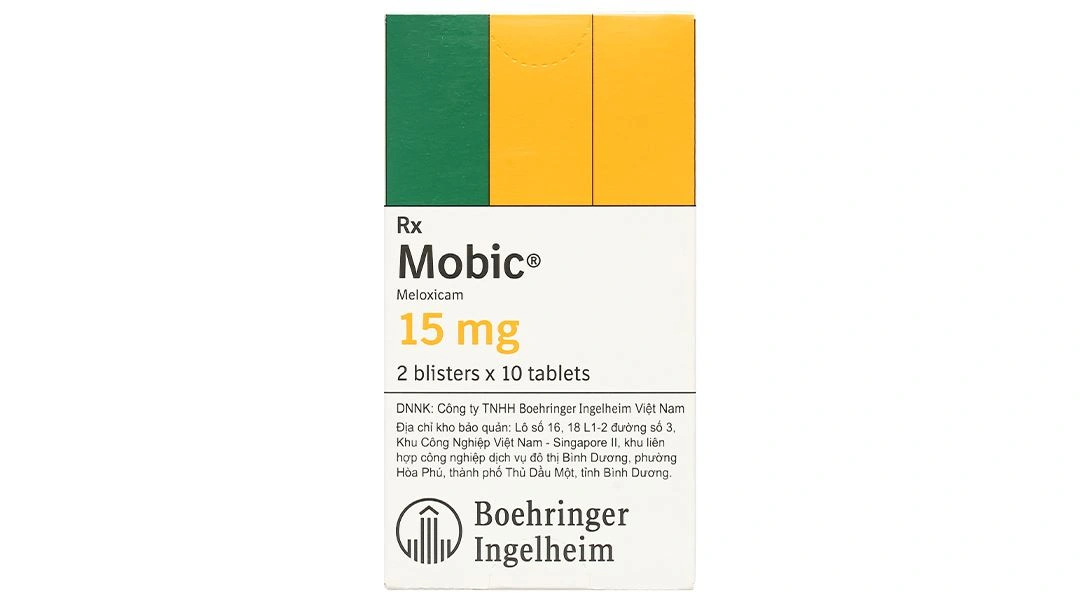 Mobic 15mg giảm đau, kháng viêm xương khớp (2 vỉ x 10 viên) - 2
