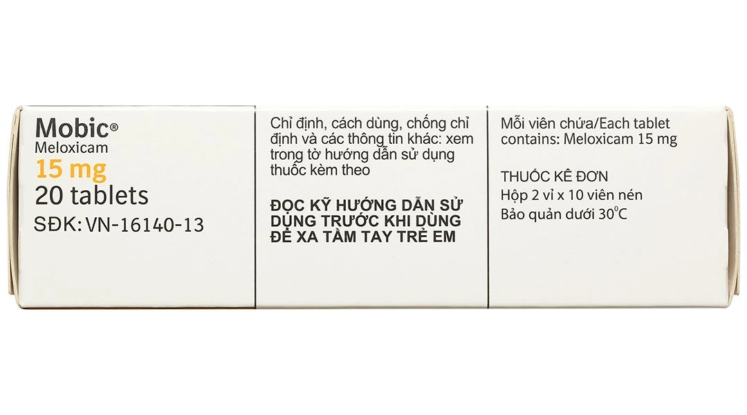 Mobic 15mg giảm đau, kháng viêm xương khớp (2 vỉ x 10 viên) - 3