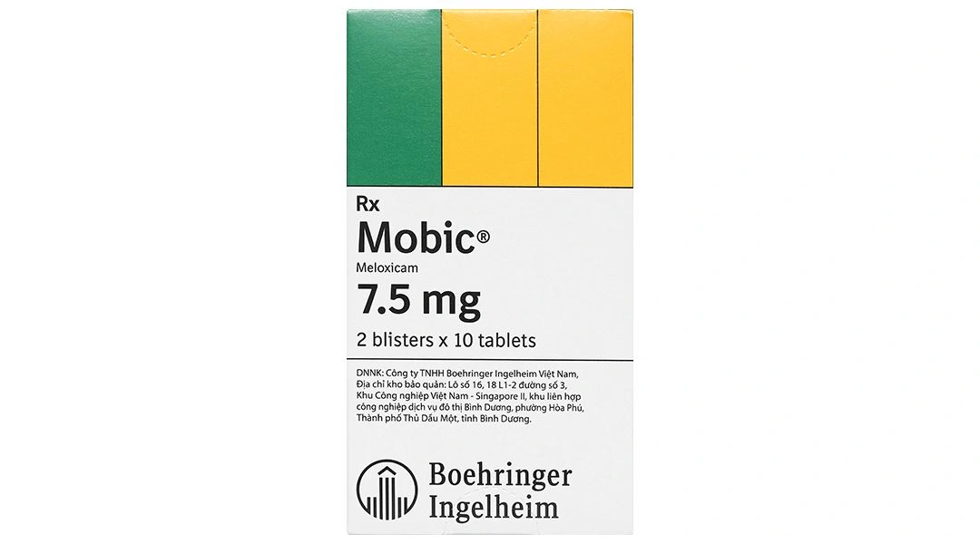 Mobic 7.5mg giảm đau, kháng viêm xương khớp (2 vỉ x 10 viên) - 2