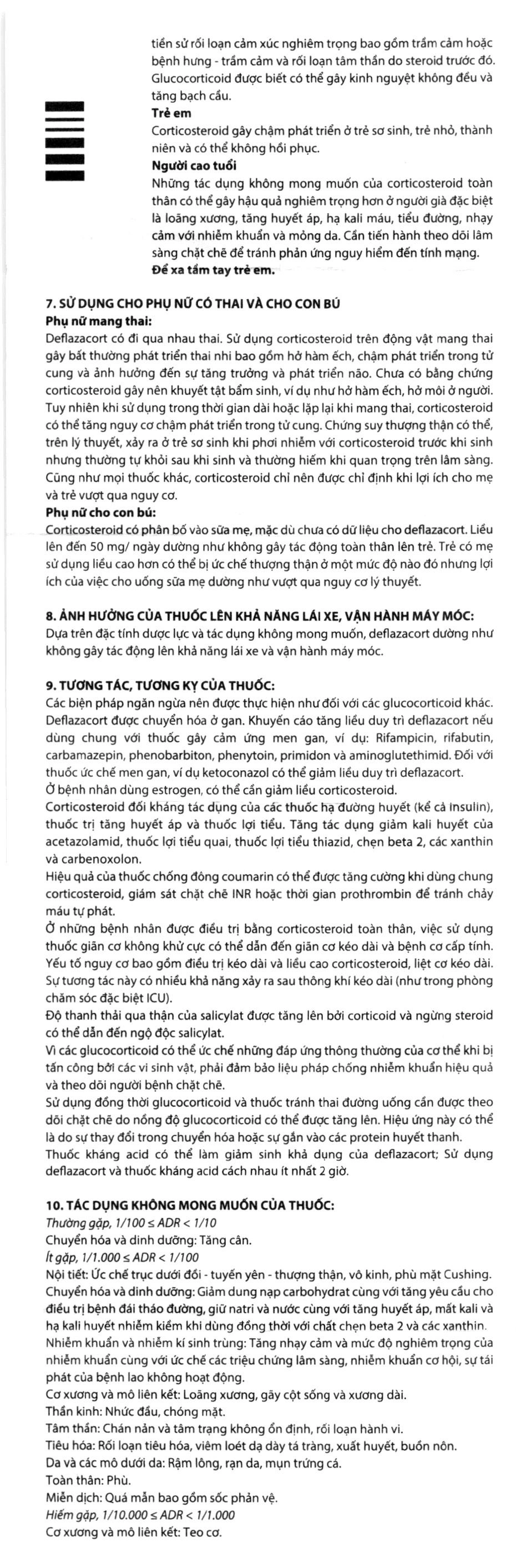 Halcort-6 thuốc kháng viêm, trị viêm khớp dạng thấp (3 vỉ x 10 viên) - 16
