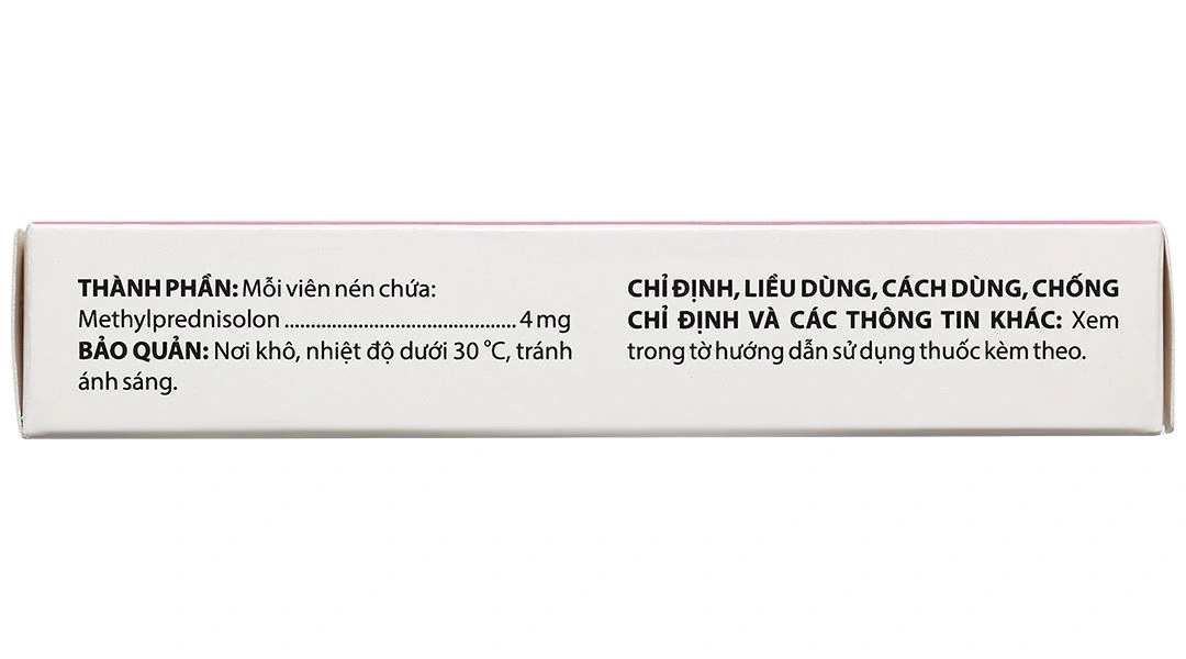 Domenol 4mg kháng viêm, điều trị viêm khớp dạng thấp, lupus ban đỏ (3 vỉ x 10 viên) - 3