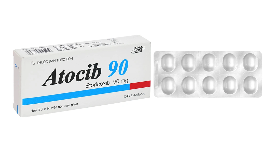 Atocib 90 điều trị viêm xương khớp, thoái hóa khớp (3 vỉ x 10 viên) - 