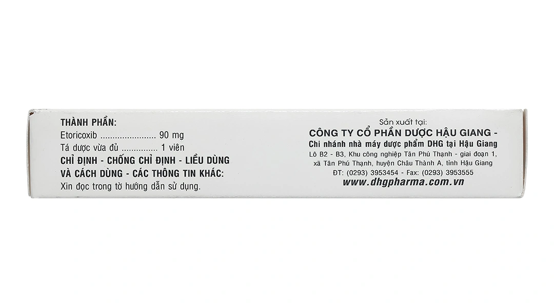 Atocib 90 điều trị viêm xương khớp, thoái hóa khớp (3 vỉ x 10 viên) - 2