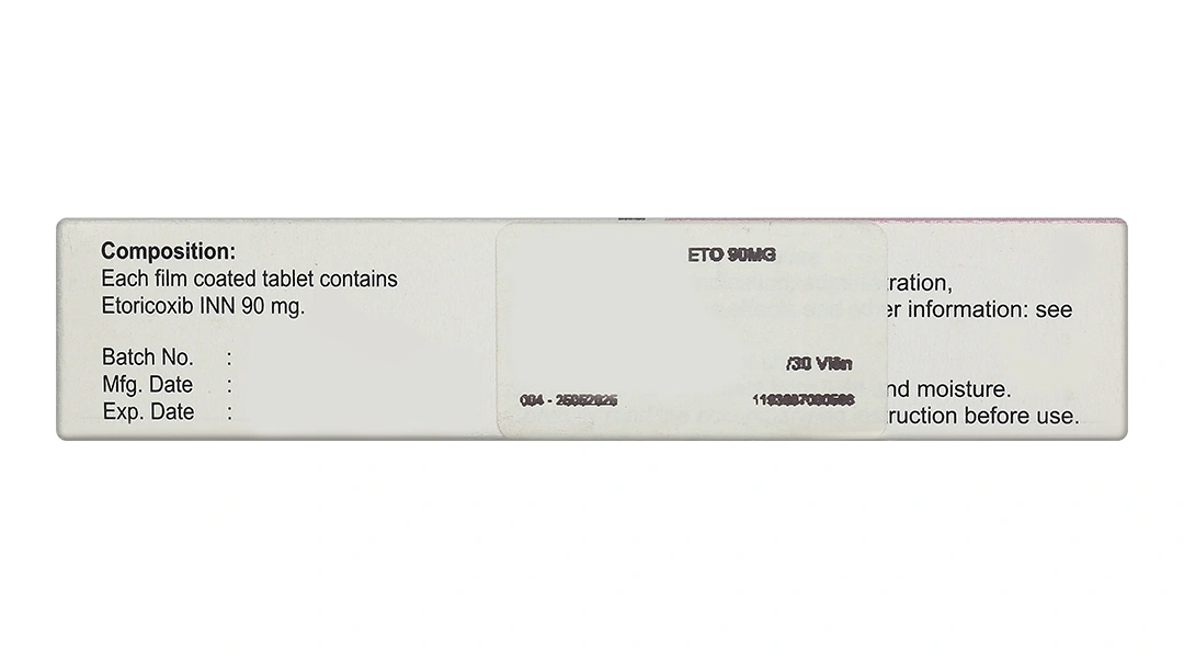 Eto 90 trị các triệu chứng viêm xương khớp cấp và mãn tính (3 vỉ x 10 viên) - 2