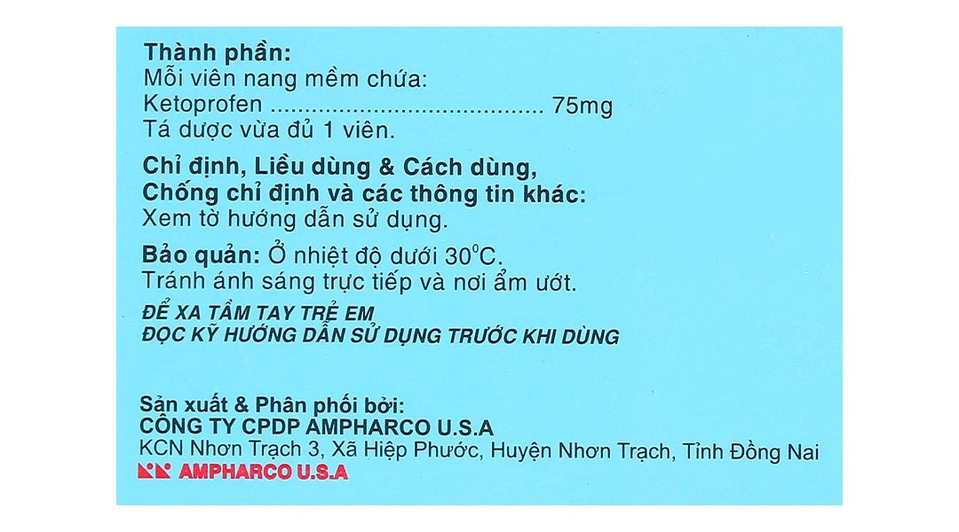 Nidal Fort 75mg giảm đau, kháng viêm xương khớp (3 vỉ x 10 viên) - 4
