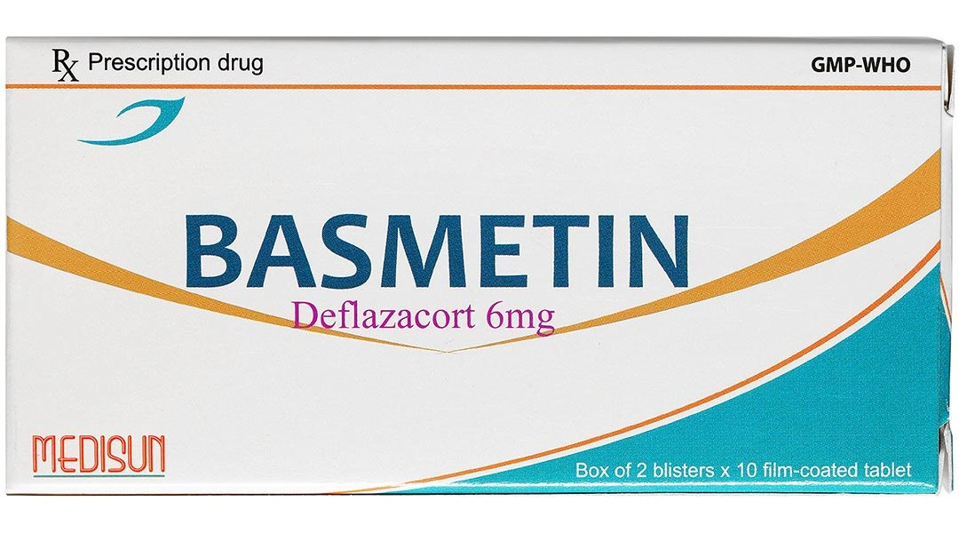 Basmetin 6mg điều trị hen phế quản, viêm khớp dạng thấp (2 vỉ x 10 viên) - 2