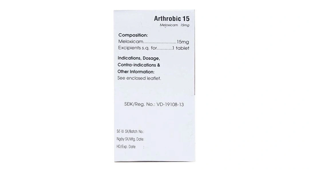 Arthrobic 15 điều trị viêm đau xương khớp, viêm khớp dạng thấp lọ 30 viên - 3