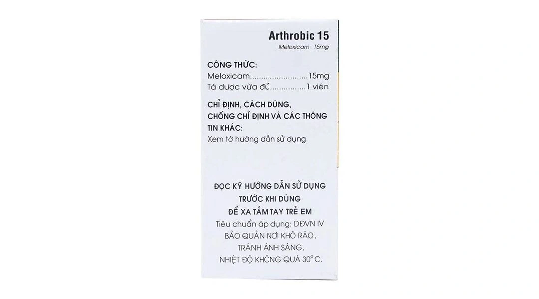 Arthrobic 15 điều trị viêm đau xương khớp, viêm khớp dạng thấp lọ 30 viên - 2