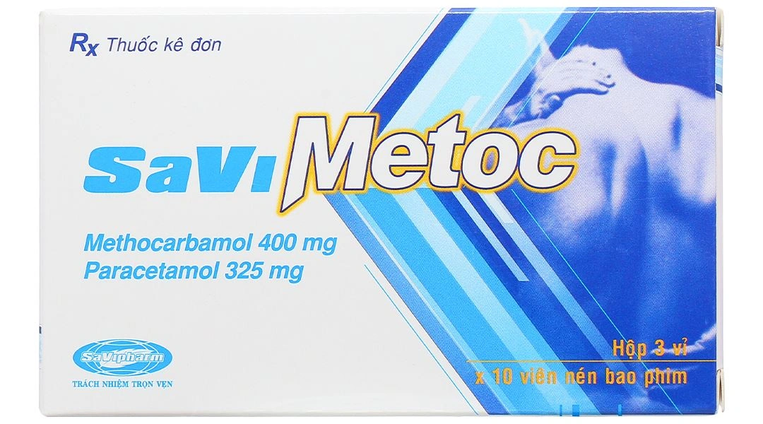SaViMetoc giảm đau do co thắt cơ (3 vỉ x 10 viên) - 1