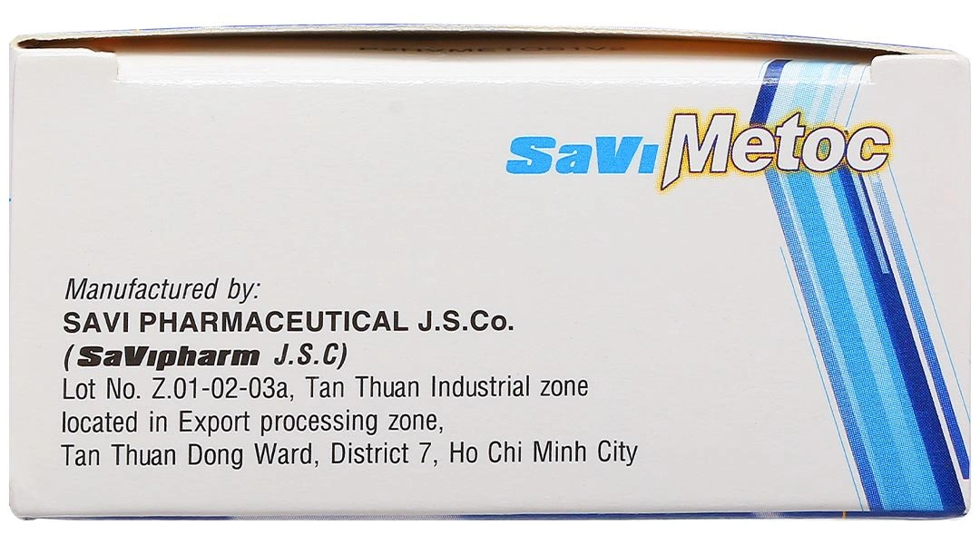 SaViMetoc giảm đau do co thắt cơ (3 vỉ x 10 viên) - 6