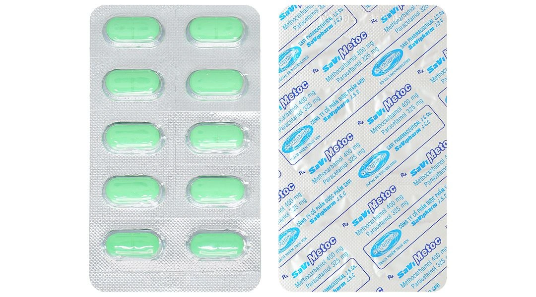 SaViMetoc giảm đau do co thắt cơ (3 vỉ x 10 viên) - 7