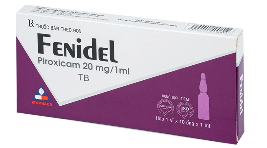 Dung dịch tiêm Fenidel 20mg/1ml điều trị viêm khớp dạng thấp (10 ống x 1ml) - 
