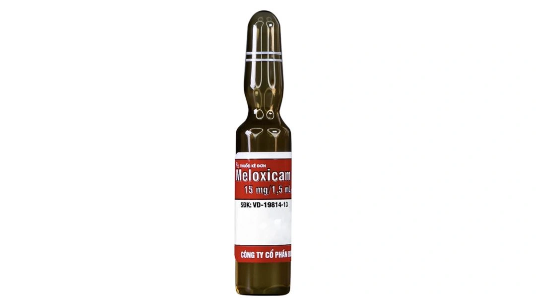 Dung dịch tiêm Meloxicam Danapha 15mg/1.5ml điều trị đau viêm xương khớp (10 ống x 1.5ml) - 5