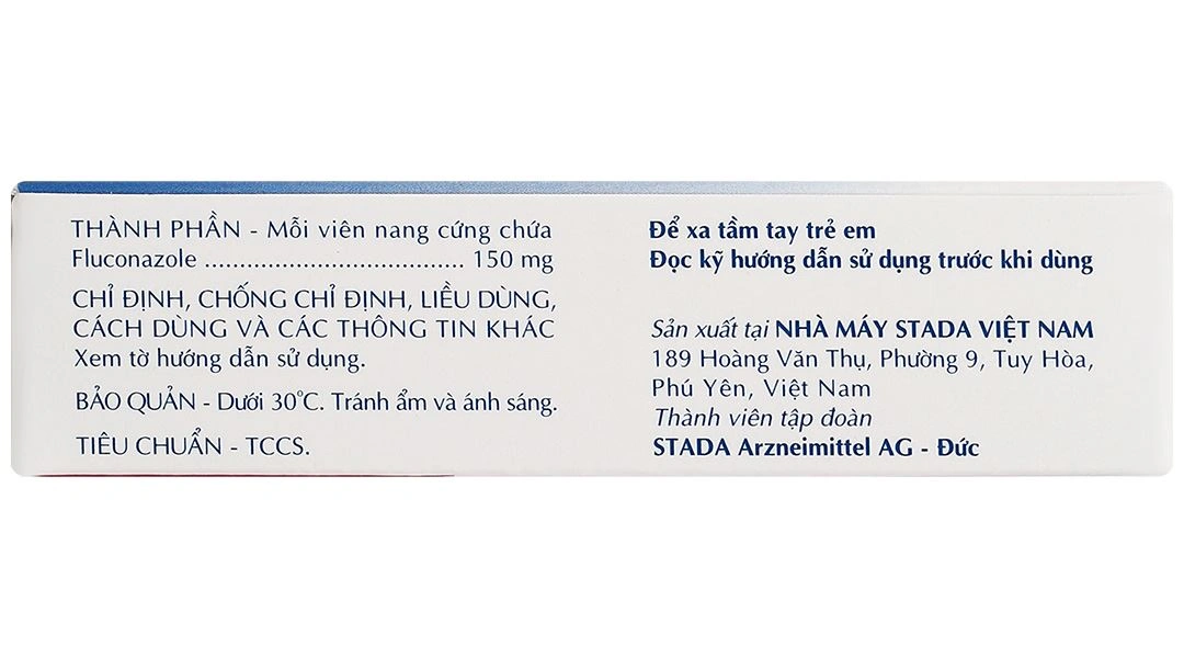 Fluconazole Stada 150 mg điều trị nhiễm nấm (1 vỉ x 1 viên) - 2