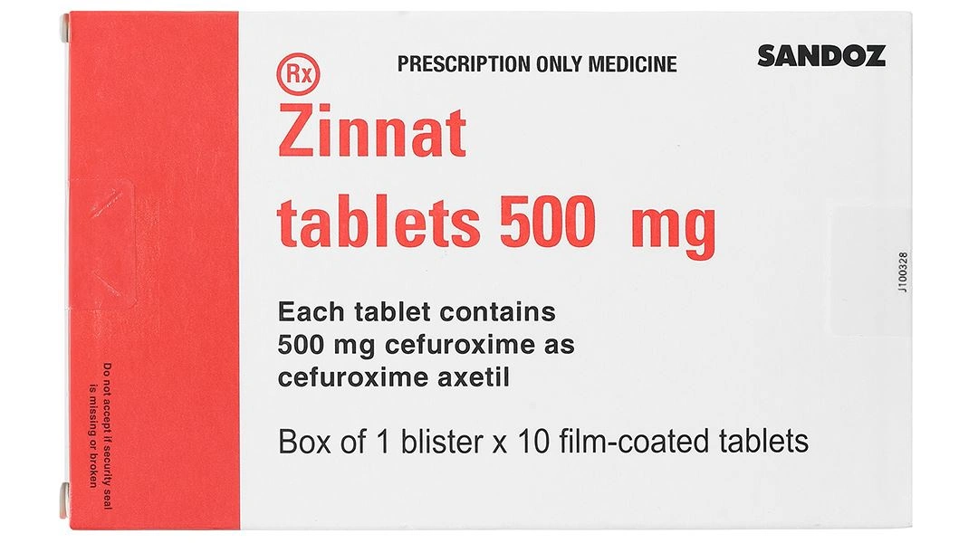 Zinnat Tablets 500mg trị nhiễm khuẩn (1 vỉ x 10 viên) - 9