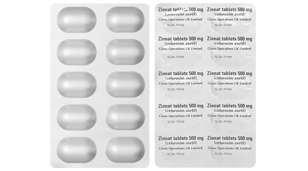 Zinnat Tablets 500mg trị nhiễm khuẩn (1 vỉ x 10 viên) - 14