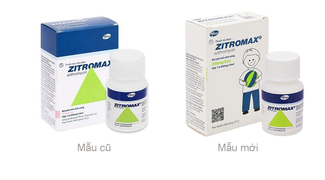Bột pha hỗn dịch uống Zitromax 200mg/5ml trị nhiễm khuẩn lọ 600mg/15ml - 