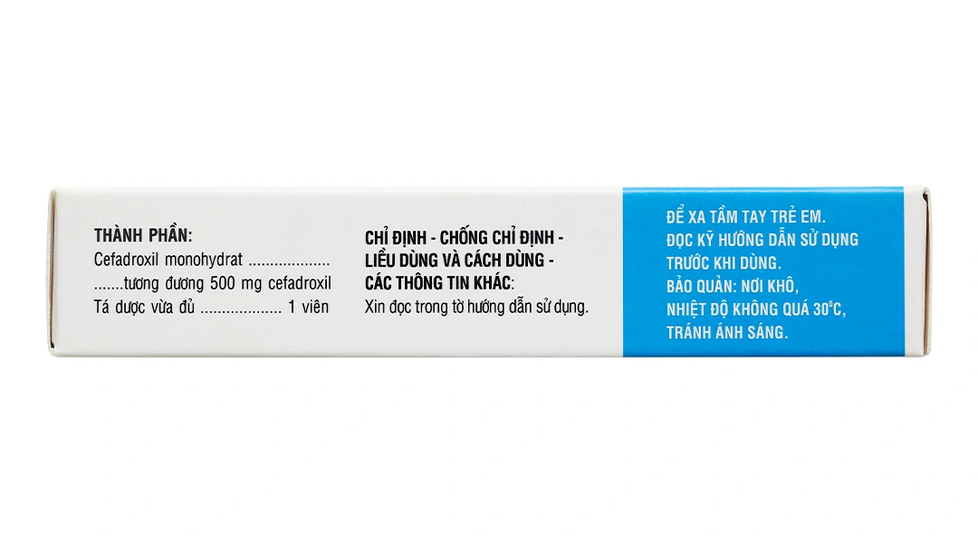 Aticef 500 Caps điều trị nhiễm khuẩn đường hô hấp, tiết niệu-sinh dục (2 vỉ x 7 viên) - 2