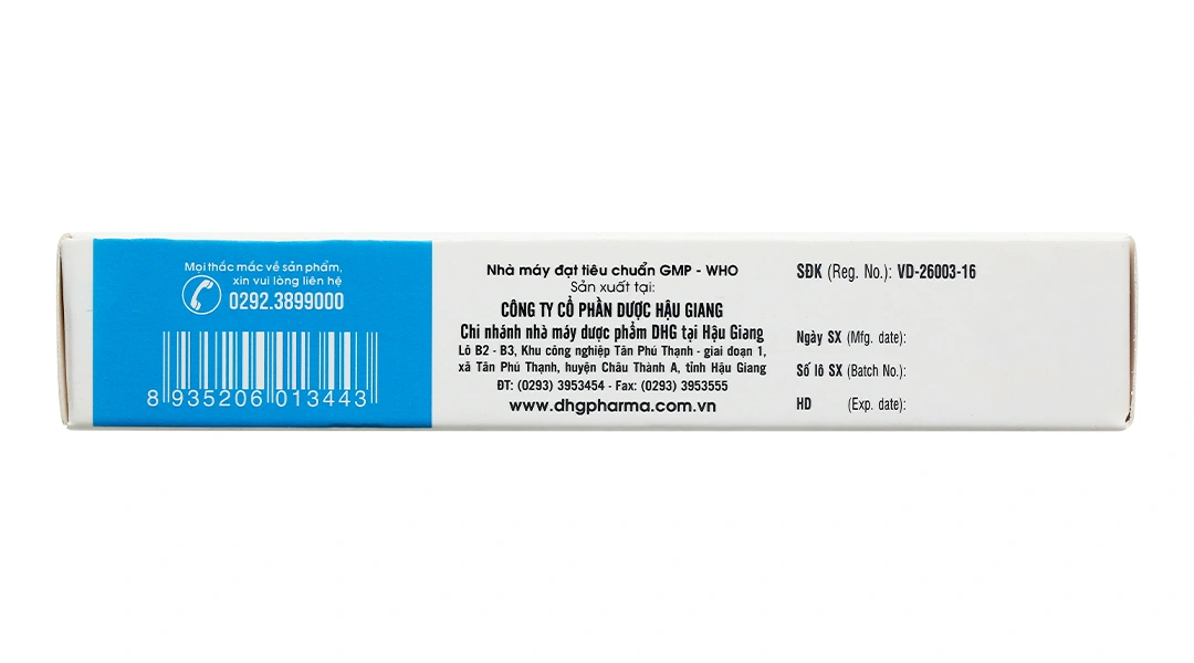 Aticef 500 Caps điều trị nhiễm khuẩn đường hô hấp, tiết niệu-sinh dục (2 vỉ x 7 viên) - 3