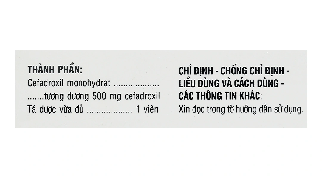 Aticef 500 Caps điều trị nhiễm khuẩn đường hô hấp, tiết niệu-sinh dục (2 vỉ x 7 viên) - 4