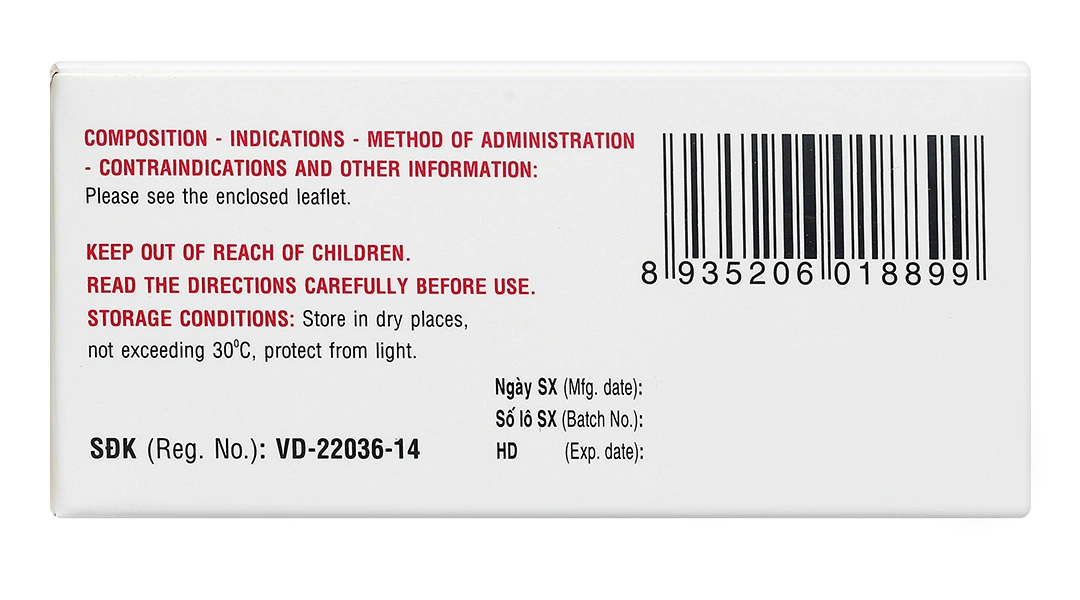 Metronidazol DHG 250mg trị nhiễm khuẩn, ký sinh trùng (10 vỉ x 10 viên) - 2