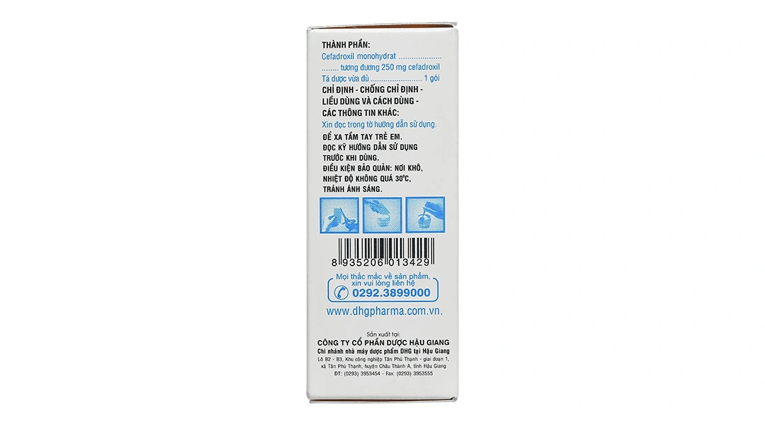 Cốm pha hỗn dịch Aticef 250mg trị nhiễm khuẩn, nhiễm trùng (24 gói x 1.5g) - 2