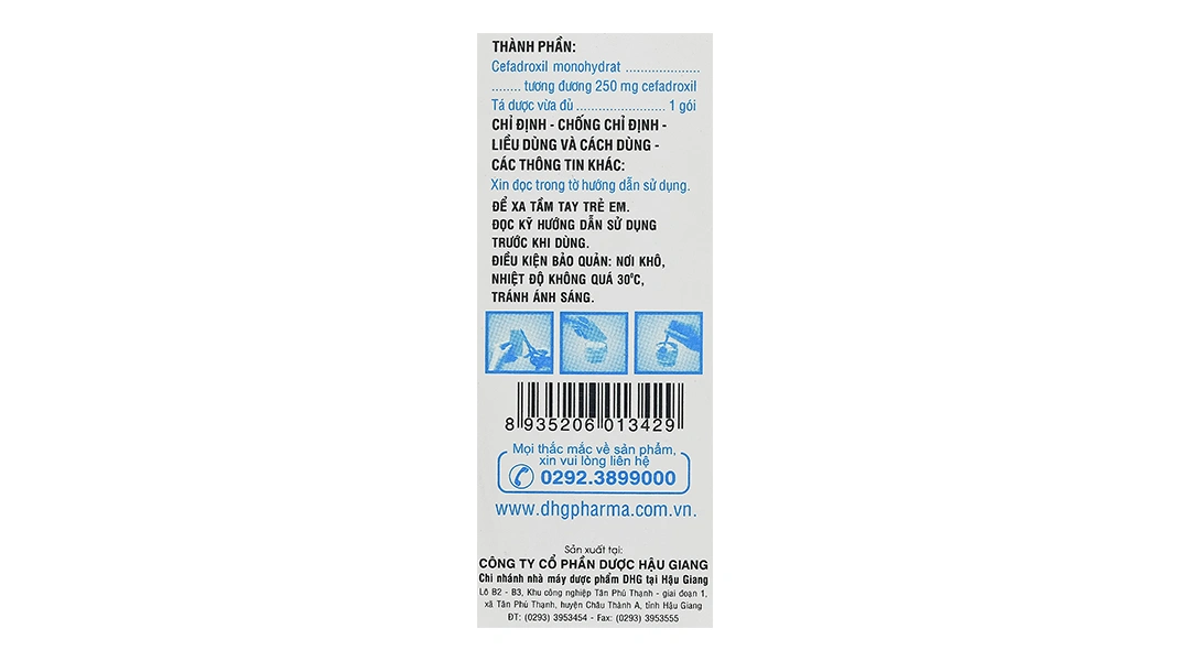 Cốm pha hỗn dịch Aticef 250mg trị nhiễm khuẩn, nhiễm trùng (24 gói x 1.5g) - 4