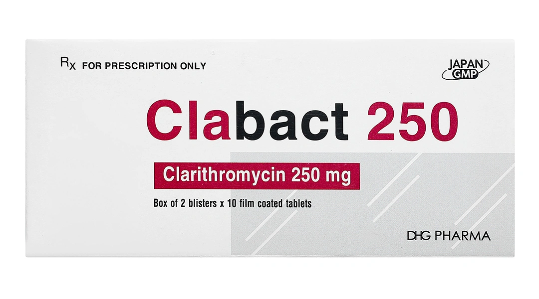 Clabact 250 điều trị nhiễm khuẩn (2 vỉ x 10 viên) - 1