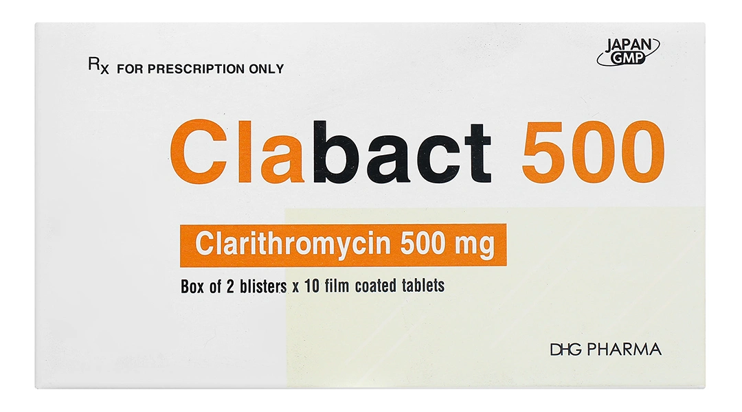Clabact 500 điều trị nhiễm khuẩn (2 vỉ x 10 viên) - 1