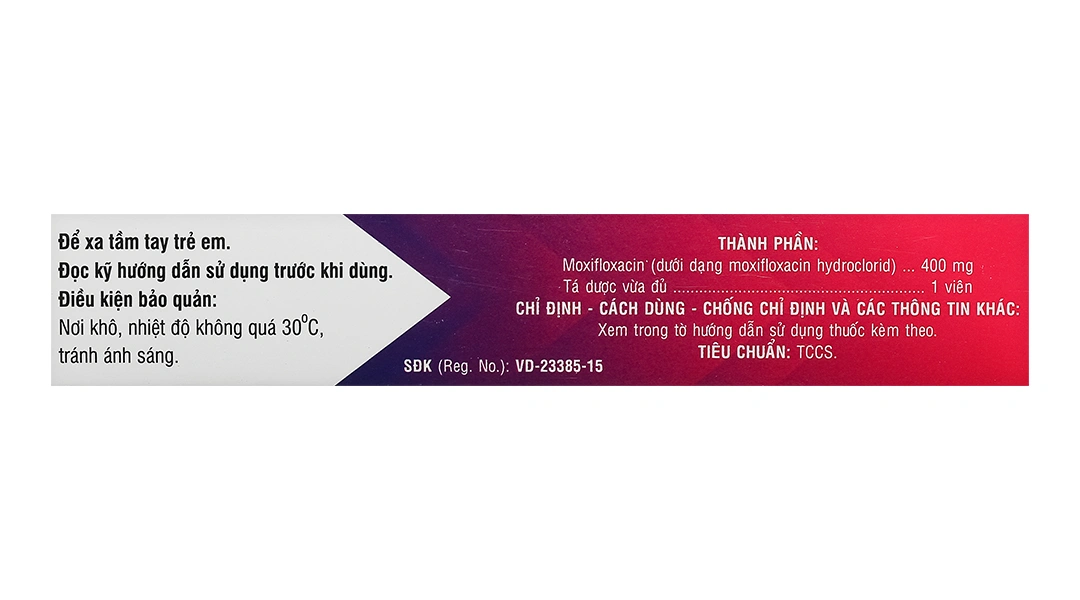 Moloxcin 400 điều trị nhiễm khuẩn (1 vỉ x 10 viên) - 4