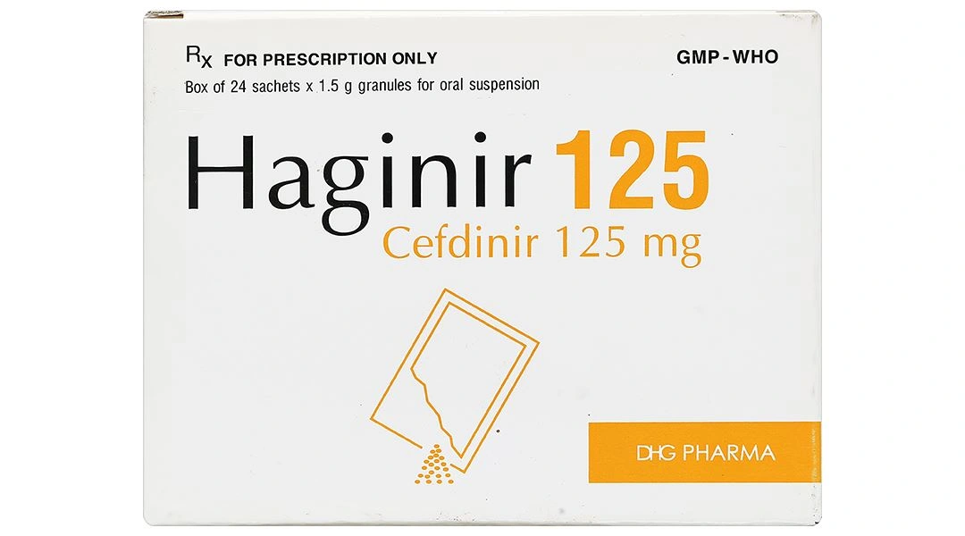 Cốm pha hỗn dịch Haginir 125 trị nhiễm khuẩn, nhiễm trùng nhẹ và vừa (24 gói x 1.5g) - 2