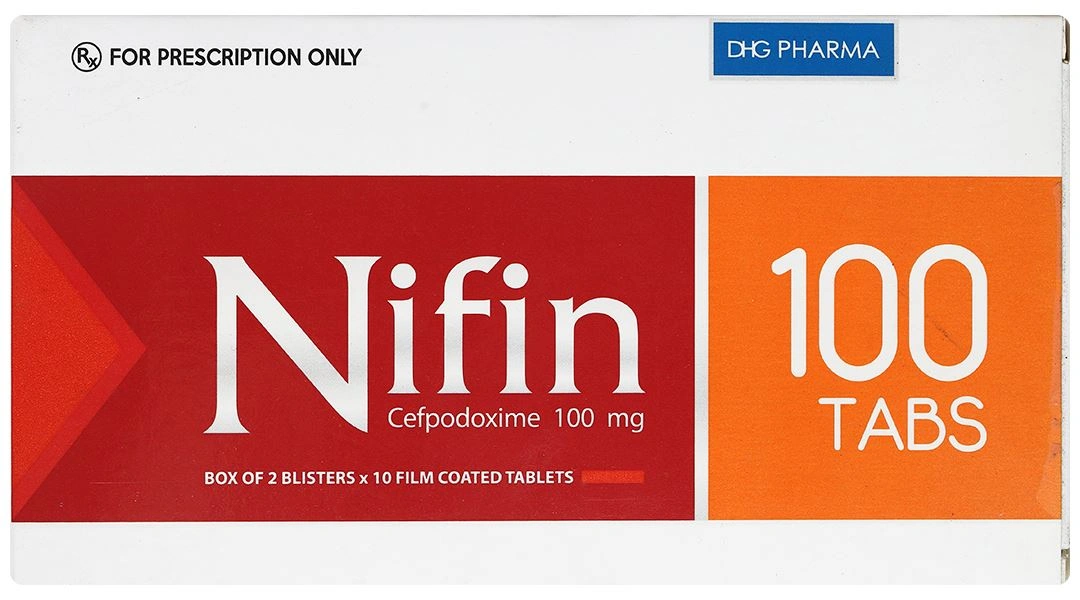 Nifin 100mg trị nhiễm khuẩn (2 vỉ x 10 viên) - 2