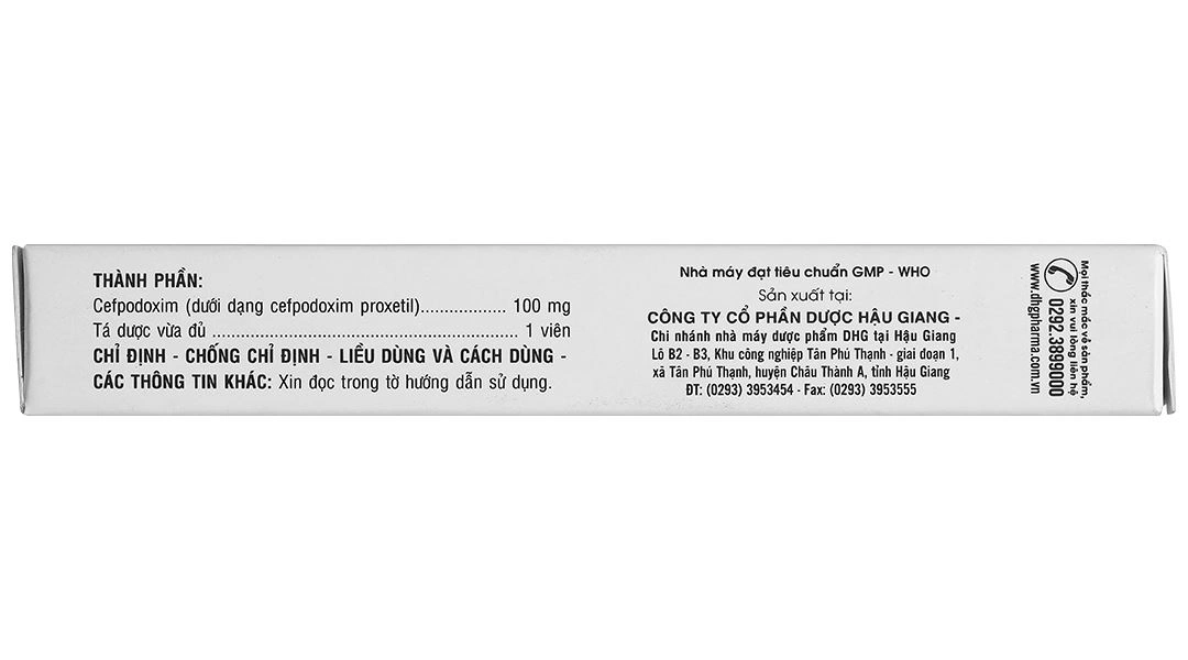 Nifin 100mg trị nhiễm khuẩn (2 vỉ x 10 viên) - 3