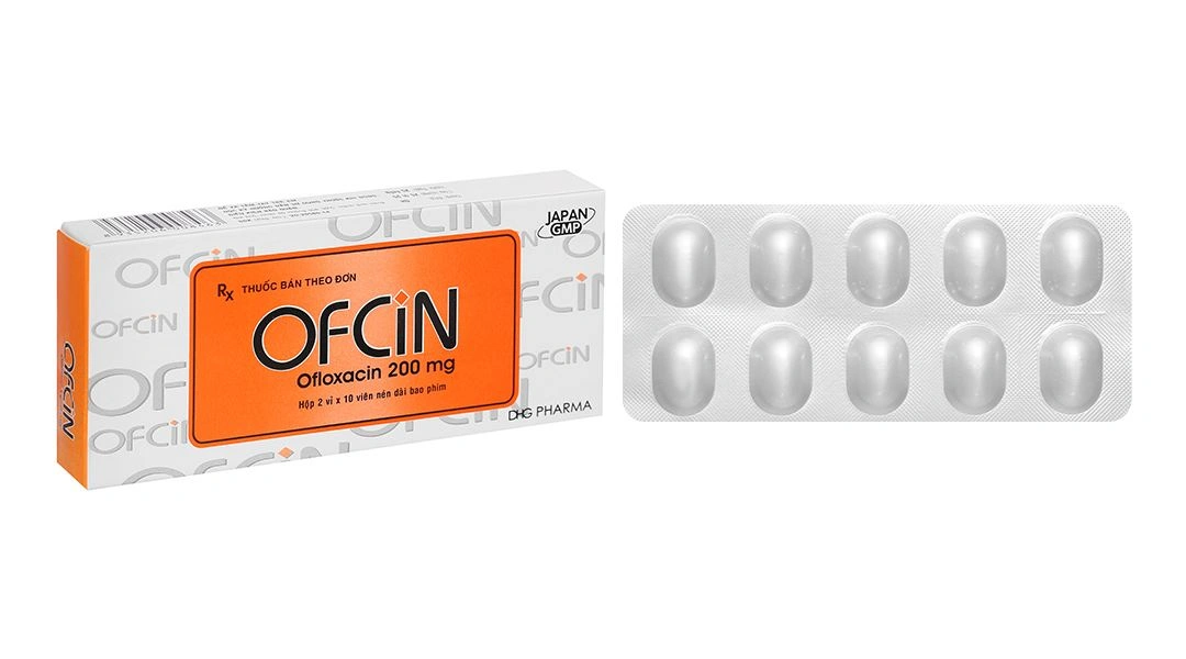 Ofcin DHG 200mg điều trị các trường hợp nhiễm khuẩn (2 vỉ x 10 viên) - 