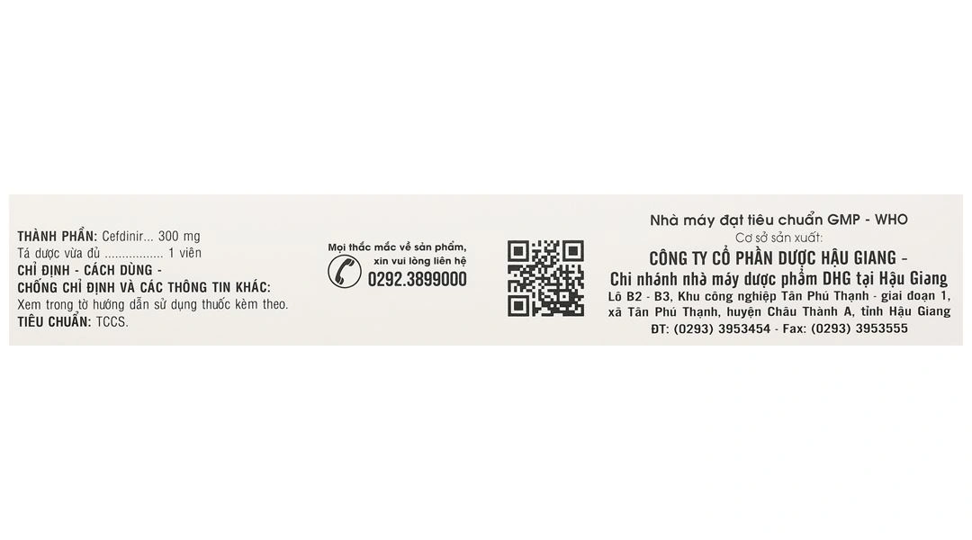 Haginir 300 điều trị nhiễm khuẩn nhẹ đến trung bình (2 vỉ x 10 viên) - 7