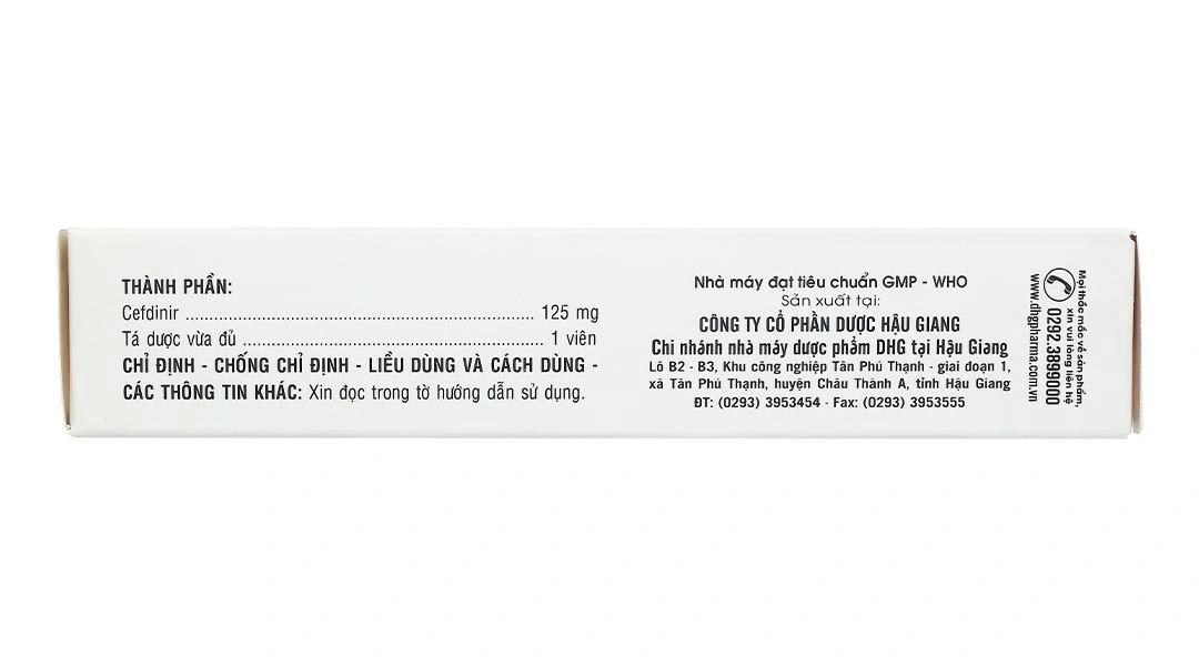 Haginir DT 125 điều trị nhiễm khuẩn từ nhẹ đến vừa (2 vỉ x 10 viên) - 2