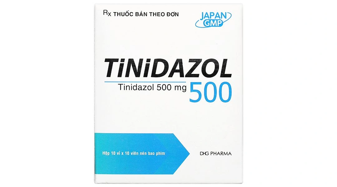 Tinidazol 500 dự phòng nhiễm khuẩn sau phẫu thuật (10 vỉ x 10 viên) - 1