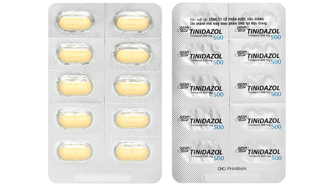 Tinidazol 500 dự phòng nhiễm khuẩn sau phẫu thuật (10 vỉ x 10 viên) - 6