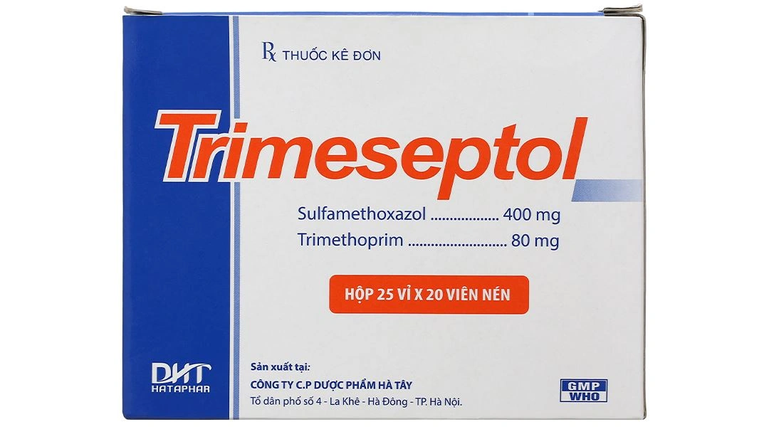 Trimeseptol trị nhiễm khuẩn đường tiết niệu (25 vỉ x 20 viên) - 1